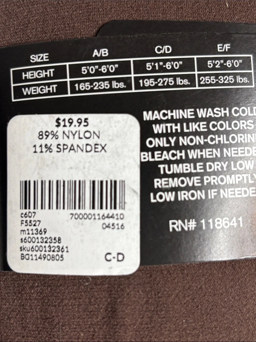 Lane Bryant Brown Chocolate Truffle Control Top Tights
